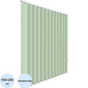 Жалюзи VD_0MX Вертикальные тканевые  Магнолия  150x200 зеленый