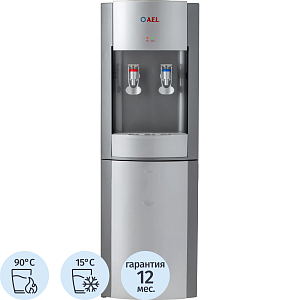 Кулер для воды AEL LD-AEL-28 cool grey/silver напольный электронное охлажд