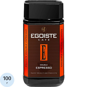 Кофе Egoiste Double Espresso раств. субл., 100г