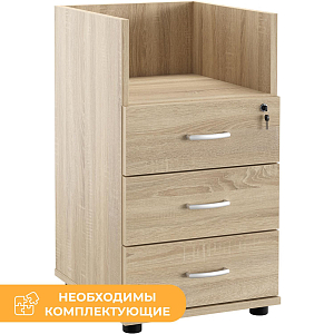 Тумба приставная Мебель Easy One 913922 дуб сонома (091)