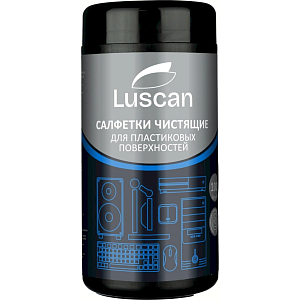 Салфетки д/поверхностей Luscan, туба, пов/пл, 100 шт, 130х150