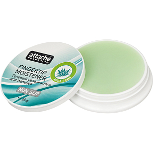 Подушка для смачивания пальцев гелевая гелевая Attache Selection Алоэ Вера,