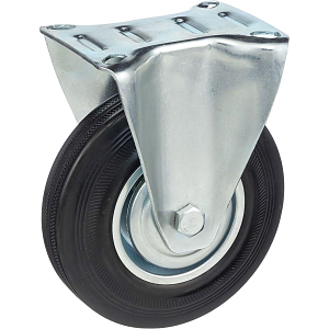 Колесо для тележки неповор Стелла-техник 4002-125 д125мм,г/п 100кг,рез,мет