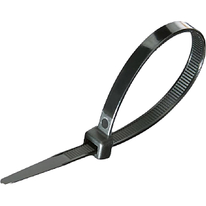 Хомут стяжка нейлоновая (черный) КСС 5x400 (100шт/уп) Fortisflex 49790