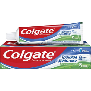 Зубная паста COLGATE Тройное Действие 100мл