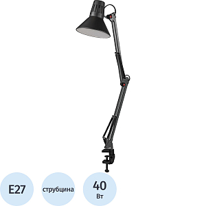 Светильник Эра N-121-E27-40W-BK, черный