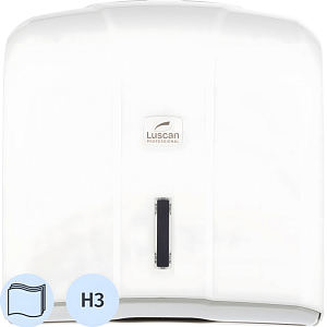 Диспенсер для полотенец лист Luscan Professional Vсложбелый