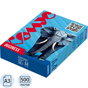 Бумага КОМУС ДОКУМЕНТ Business (А3, марка В, 80 г/кв.м, 500 л) СПб