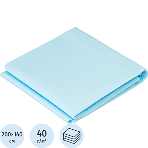 Простыня стер. 200х140см спанбонд лам. пл.40, 1шт/уп Tutami span L  Гекса