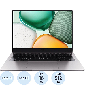 Ноутбук Honor X 14(5301ALWW) i5-12450H/16Gb/512Gb SSD/14/NoOS