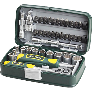 Набор инструмента универсал, KRAFTOOL UNIVERSAL-38, 1/4, 38 предм 27970-H38