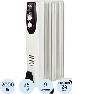 Радиатор масляный Ballu BOH/CL-09WRN 9 секц. 2000Вт