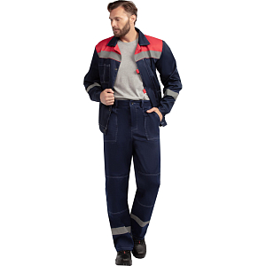 Костюм лет муж (куртка, бр) л20 син/крас 112-116/182-188 (Арсенал-СП)