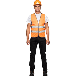 Жилет сигнальный Тип1Е, цв.оранж.(р.L-XL/48-54)