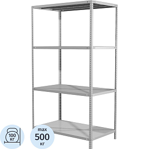 Стеллаж металлический 0MX_MS Standart 185/100x50/4 полки