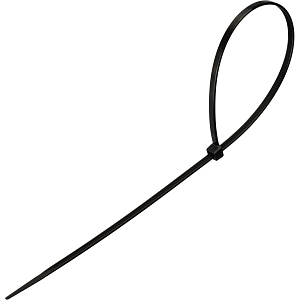 Стяжка (хомут) 300 мм x 3,6 мм,Bigtech BT-CT-300-36-B,нейлон,черн,100 шт/уп