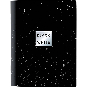 Тетрадь общая Attache Selection Квадрат ВW 165x220 мм 48л клетка скрепка