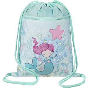 Мешок для обуви  Русалка, 360х470 мм, карман, МО-26-2