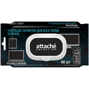 Салфетки д/экранов, с клапаном, 90 шт, XXL, 150х180
