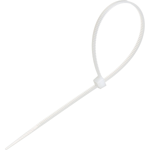 Стяжка (хомут) 200 мм x 3,6 мм,Bigtech BT-CT-200-36-W,нейлон,бел,100 шт/уп