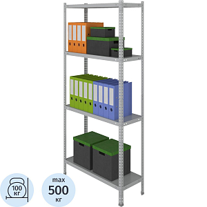 Стеллаж металлический Cobalt Shelf MS180KD/80x30/4