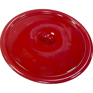 Крышка для ведра красная 10/12л