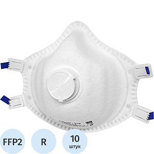 Полумаска фильтрующая ЮЛИЯ-219(20451) с кл FFP2 R D до 12ПДК 10шт/уп