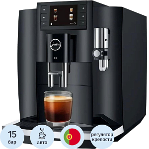 Кофемашина JURA E8 PIANO BLACK 15584