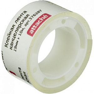 Клейкая лента канцелярская Attache 19х10 п/в