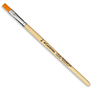 Кисть , синтетика №6 плоская