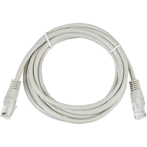 Патч-корд BigTech OPCC003 UTP CCA кат.5e/2м/литой/многожильный (серый)