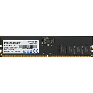 Модуль памяти Patriot DDR5 DIMM 16Gb 5600Мгц(PSD516G560081)