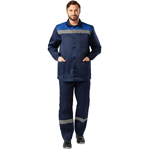 Костюм лет муж (куртка, бр) л16 с СОП син/вас 96-100/170-176