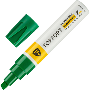 Маркер лаковый Topfort Paint 8 мм зеленый