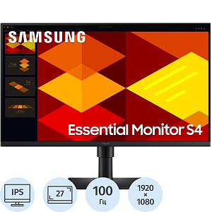 Монитор Samsung (LS27D400GAIXCI)27/FHD/IPS/100Hz/250cd/5ms/HDMI/DP