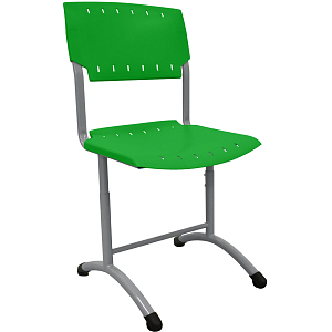 Стул ученический 0MX_GL_SIGMA,рег 5-7 гр.р,420-500мм,RAL7004, пласт.RAL6018