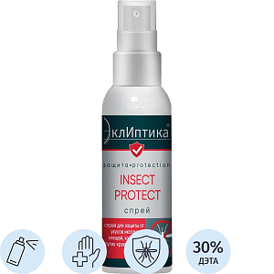 Спрей защитный от клещей и др кровососущих ЭклИптикаINSECT PROTECT,100мл