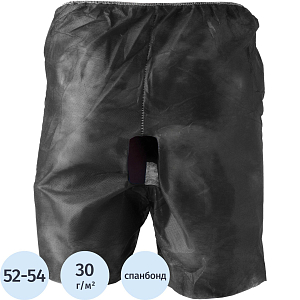 Трусы д/гидрокол. 52-54, черный, 10шт/уп