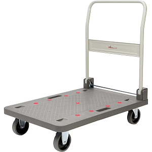 Тележка платформенная Стелла-техник FW-250П со ск ручкой, грузоподъем 250кг