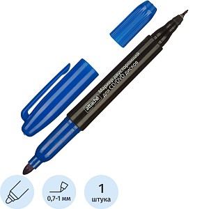 Маркер для CD синий двусторонний 0,7-1,0 мм