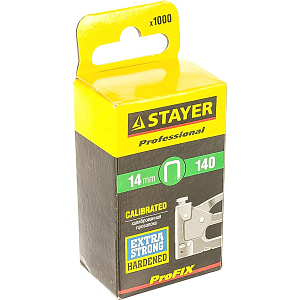 Скобы для степлера закал., тип 140, 14мм, 1000 шт STAYER 31610-14