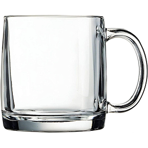 Кружка 380 мл. d=84 мм. h=97 мм. прозрач. Нордик 6шт/уп 61499