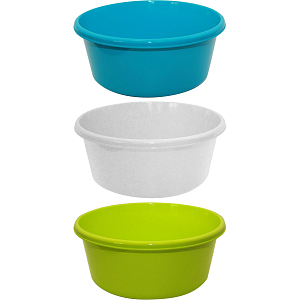 Таз 6л пластик  круглый_СПБ