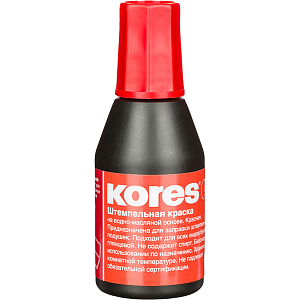 Краска штемпельная KORES красные 71324