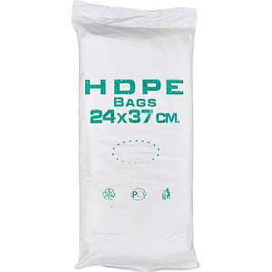 Пакет фасовочный ПНД 24х37 см, 12 мкм, 1000 шт/уп, прозрачный