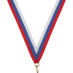 Лента для медалей 22 мм цвет триколор  LN5h