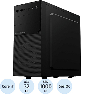 Системный блок BigTech (S7002) i7-12700/32Gb/1Tb/NoOS