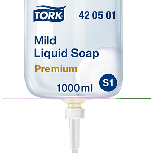 Картридж с жидким мылом Tork S1 крем 1л, 421501/420501