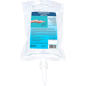 Картридж с жидким мылом KEMAN нейтрал бесцветное S1 1000мл 100024-БЦ1000