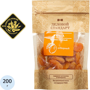 Курага Деловой Стандарт  отборная, 200г